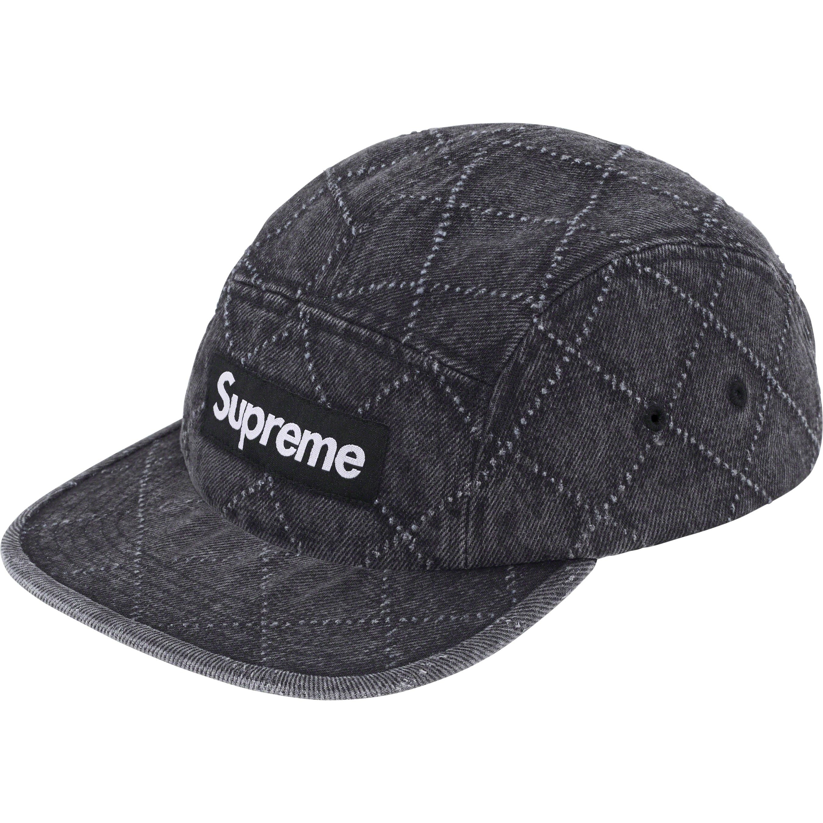 Punched Denim Camp Cap view 2